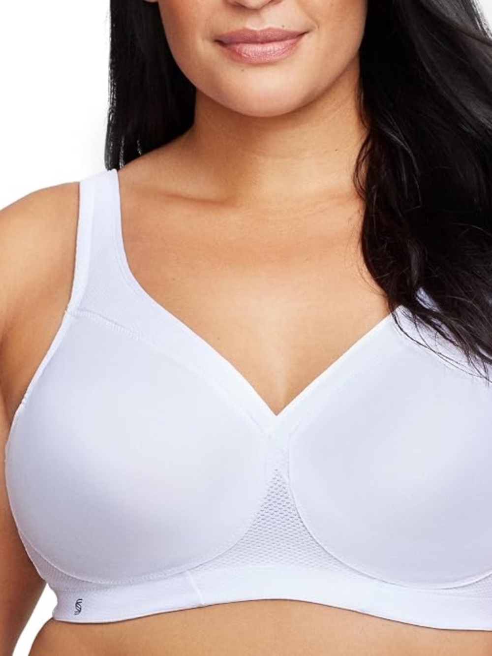 NWT 44D Glamorise Full Figure Plus Seamless Sports Bra Wirefree #1006